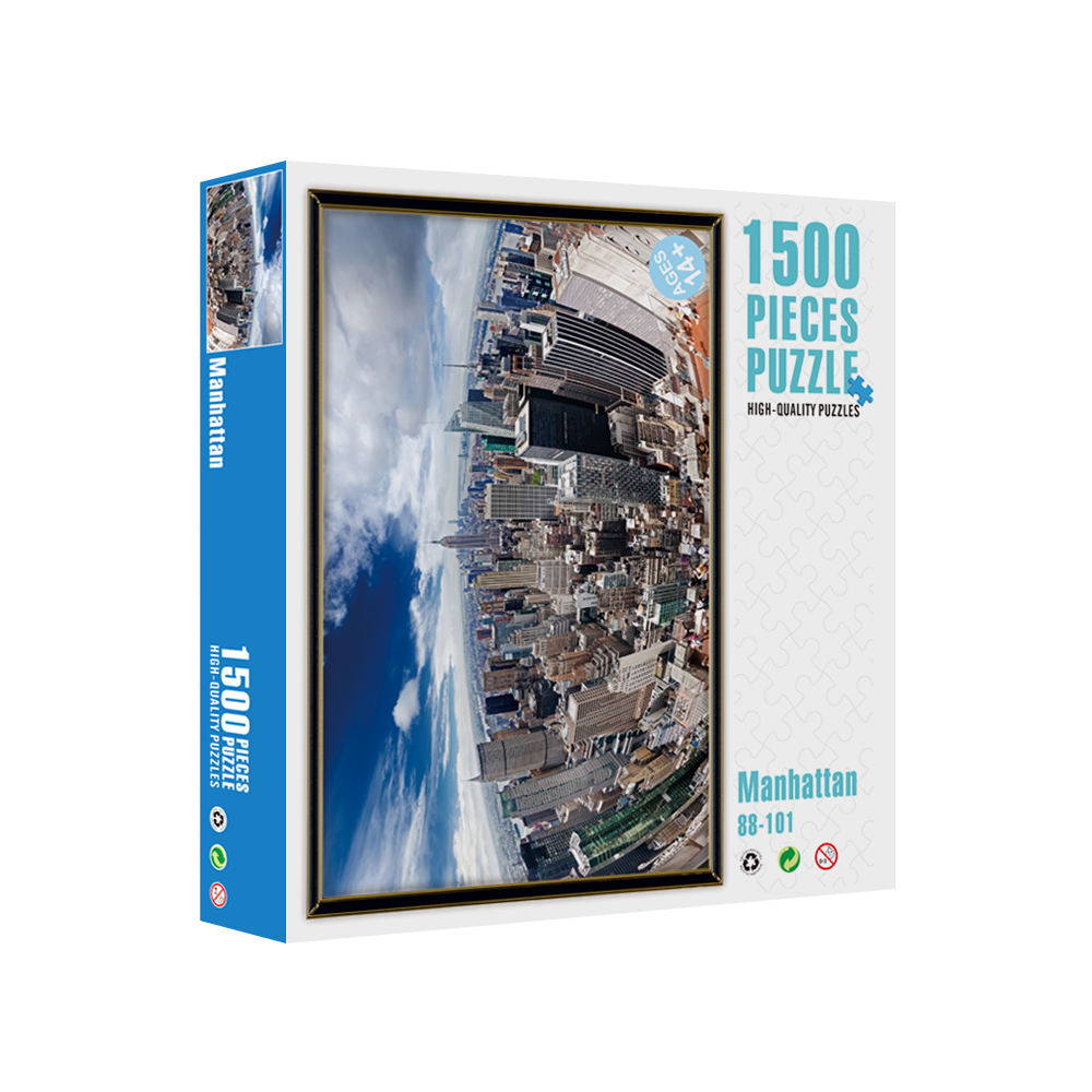 وصول جديد أحدث تصميم مخصص اللغز OEM 1500pcs الألغاز الكبار بانوراما