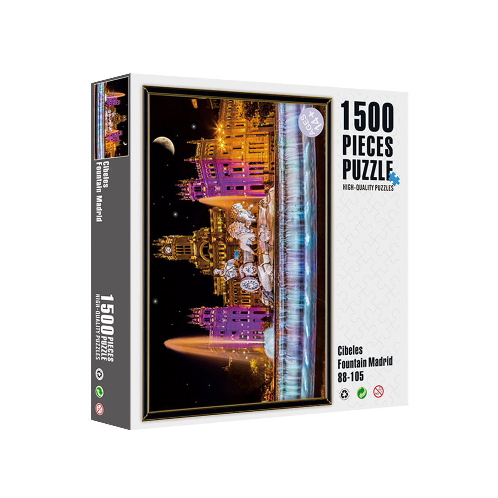 وصول جديد أحدث تصميم مخصص اللغز OEM 1500pcs الألغاز الكبار بانوراما